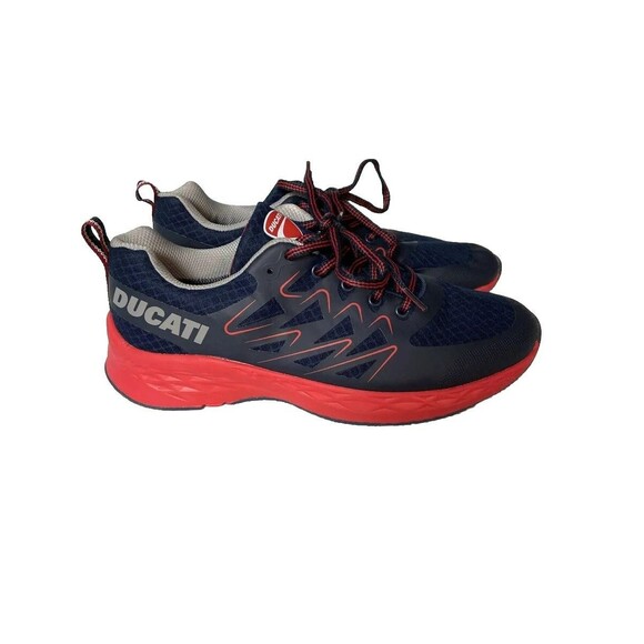 Ducati Other - Ducati Racing Shoes Sneakers Men’s Size 8 EU 41 Black Red Motorsport Casual